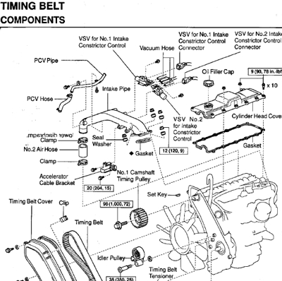 Toyota 1KZ-TE Diesel engine repair workshop manual NEW ...