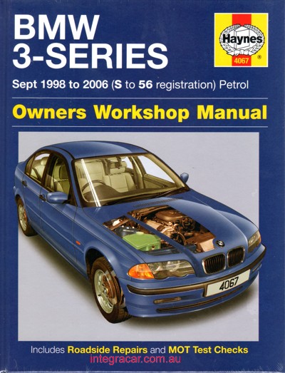 BMW 3 Series E46 1998 2006 Haynes Service Repair Manual UK ...