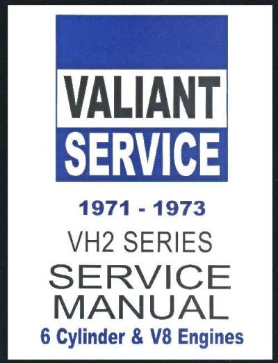 Chrysler Valiant 1971 1973 VH Service Repair Manual  