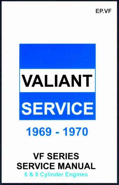 Chrysler Valiant VF 1969 1970 Service Manual   
