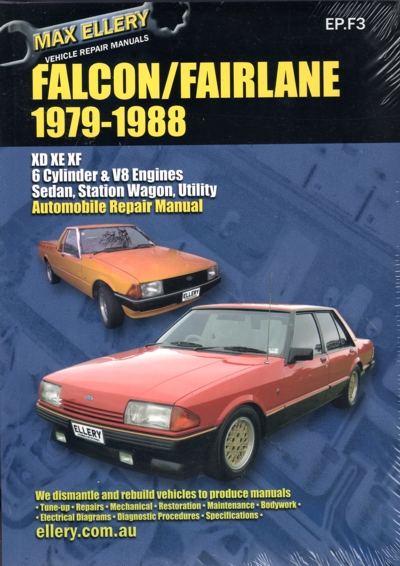 Ford Falcon Fairlane XD XE XF repair manual 1979-1988 NEW