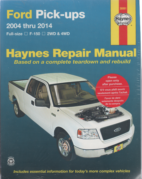 Ford F150 Pick Ups 2004-2014 Haynes Service Repair Manual USED