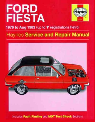 Ford Fiesta 1976-1983 Haynes Service Repair Manual USED