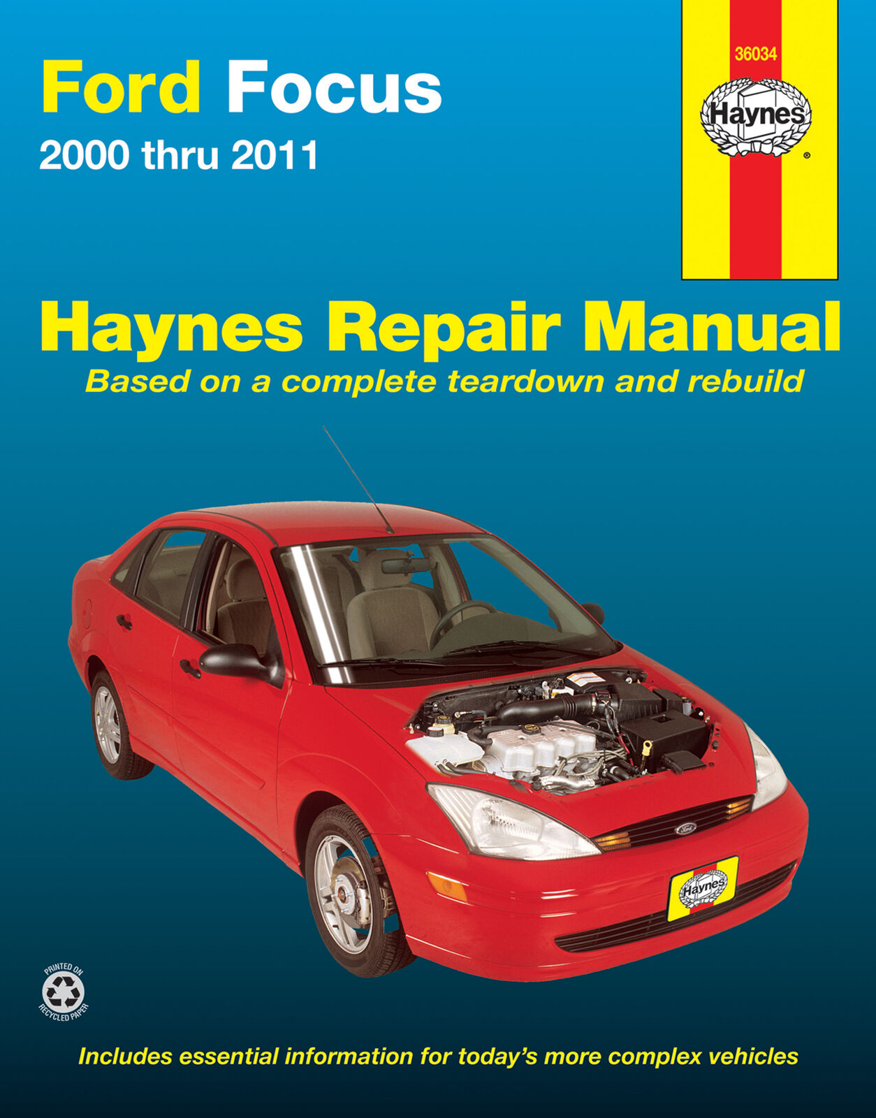 Ford Focus repair manual Haynes 2000 - 2011 NEW