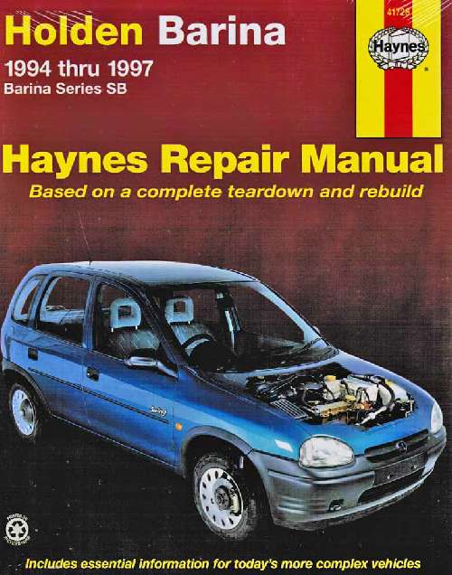 Holden Barina SB Series 1994-1997 Haynes Service Repair ...
