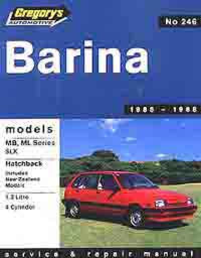 Holden Barina MB ML 1985 1988 Gregorys Service Repair Manual   