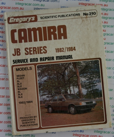Holden Camira JB repair manual 1982- 1984