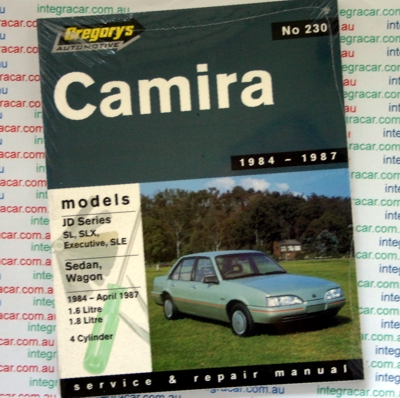 Holden Camira JD repair manual 1984-1985