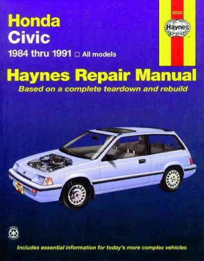Haynes repair manual 2000 honda civic #4