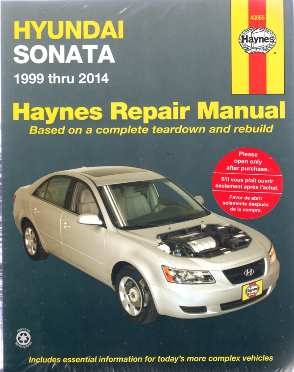Hyundai Sonata 1999-2014 Haynes Service Repair Manual   