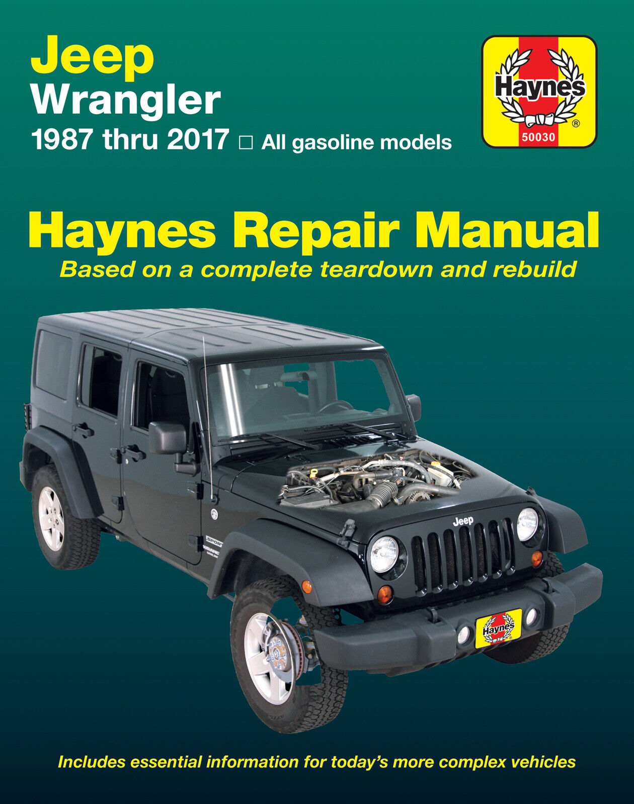 Jeep Wrangler 1987-2017 Haynes Service Repair Manual    