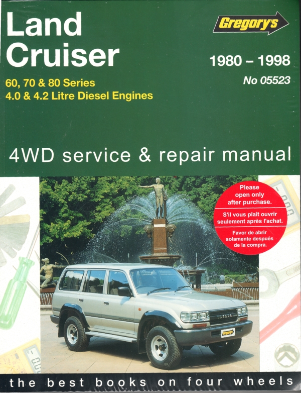 Toyota Landcruiser Diesel 60 70 80 series repair manual 1980-1998