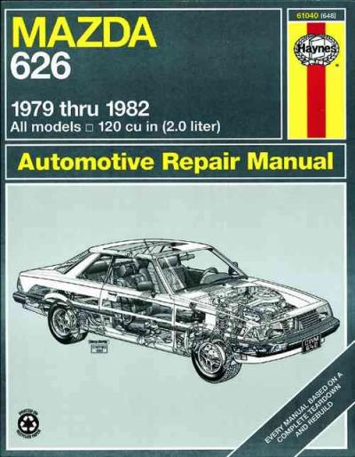 Mazda 626 RWD 1979 1982 Haynes Service Repair Manual    