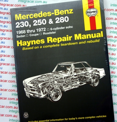 Mercedes 250s service manual #4