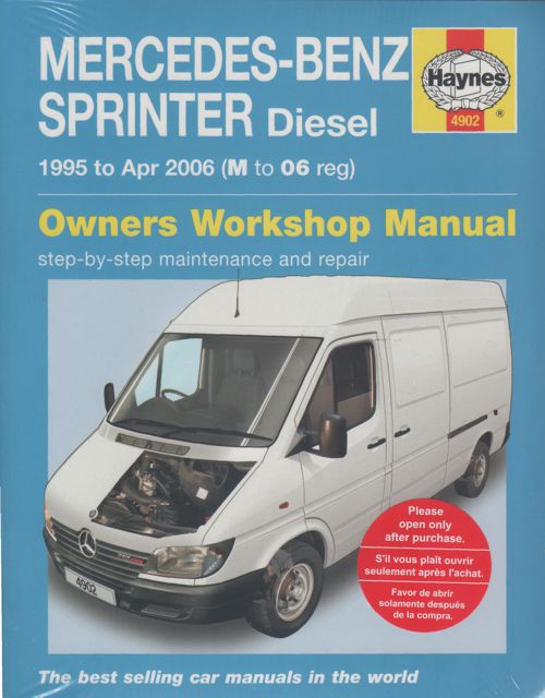 Mercedes Benz Sprinter Diesel 1995-2006 Workshop Manual