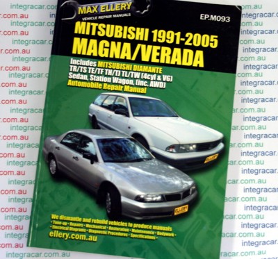 Mitsubishi Magna V6 Verada Ellery repair manual 1991-2005