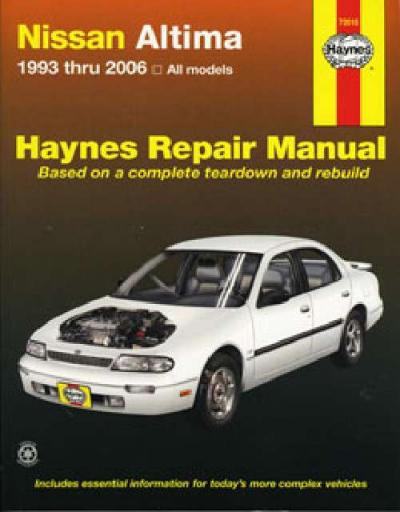 2006 Nissan altima user manual