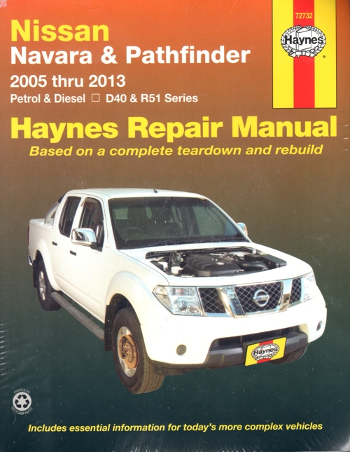 Nissan Navara Pathfinder D40 R51 2005-2013 Haynes Service Repair Manual    