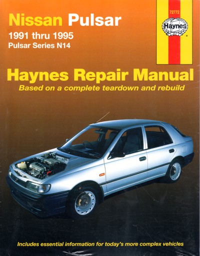 Nissan Pulsar N14 1991 1995 Haynes Service Repair Manual     