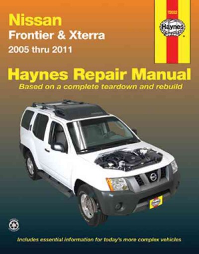 Haynes nissan frontier/xterra/pathfinder repair manual