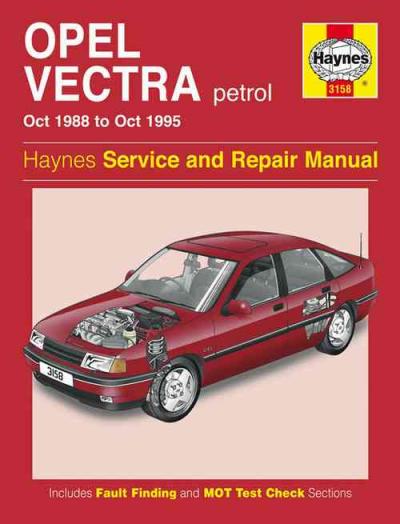 Opel Holden Vectra Petrol 1988-1995 Haynes Service Repair Manual USED