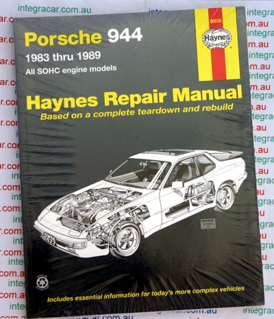 Porsche 944 1983 1989 Haynes Service Repair Manual    