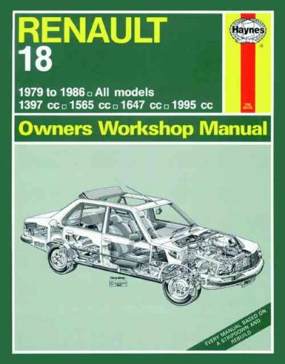 Renault 18 1979-1986 Haynes Service Repair Manual USED