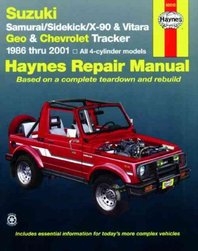 Suzuki Sierra Vitara 1986-2001   Workshop repair manual