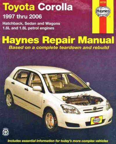 Toyota Corolla 1997-2006 Haynes Service Repair Manual     
