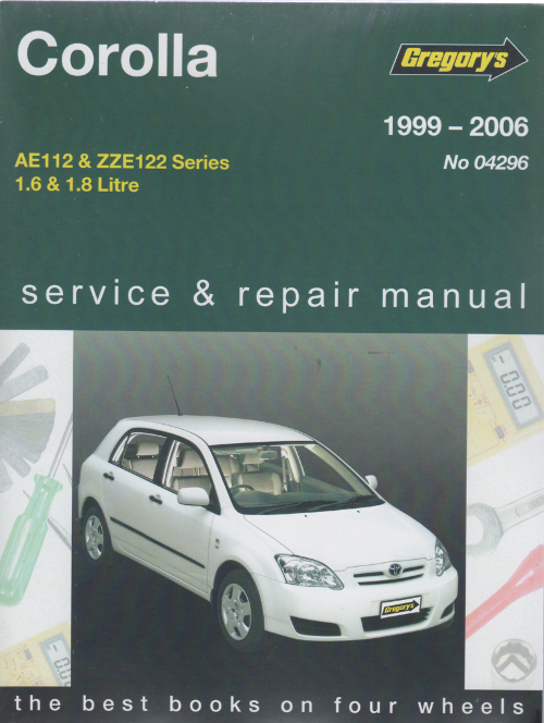 Toyota Corolla 1999 2006 Gregorys Service Repair Manual 