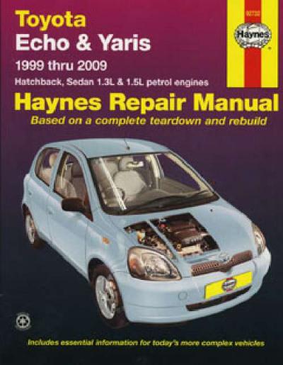 Toyota Echo Yaris 1999-2009 Haynes Service Repair Manual ...