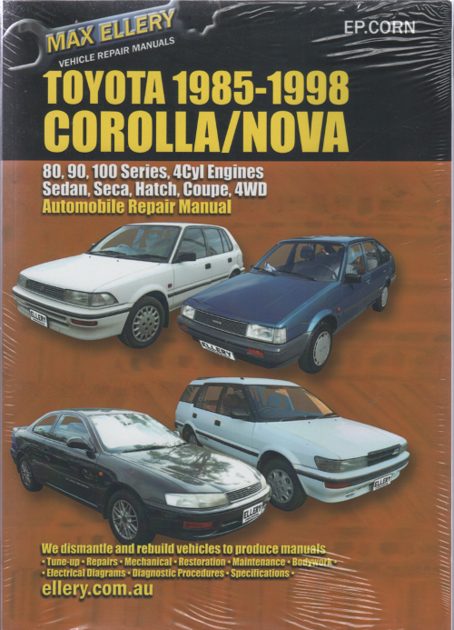 Holden Nova Ellery repair manual 1985-1996
