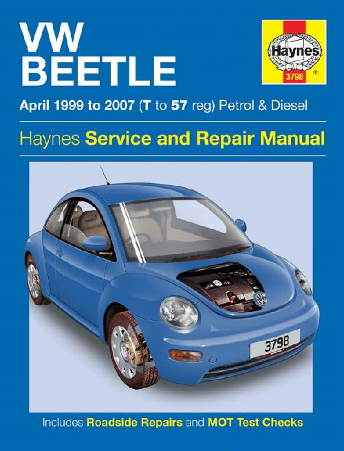 Volkswagen VW Beetle 1999-2007 repair, workshop manual USED