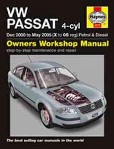 VW Volkswagen Passat Petrol Diesel 2000-2005 Haynes Service Repair Manual  USED