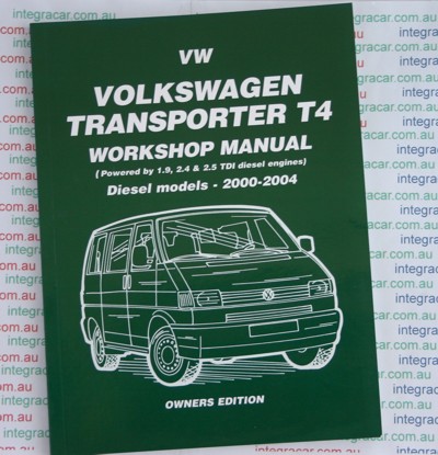 Volkswagen VW Transporter T4 Diesel 2000-2004 Service ...