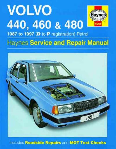 Volvo 440 460 and 480 Petrol 1987-1997 Haynes Service Repair Manual USED