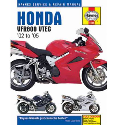 Honda vfr800 vtec service and repair manual #4