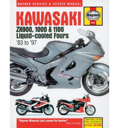 Kawasaki Zx900, 1000 and 1100 Liquid-Cooled Fours Service and Repair Manual