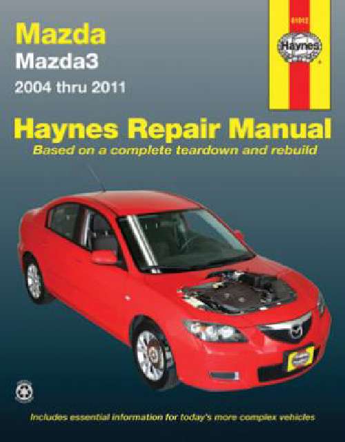 Mazda 3 workshop owners repair manual Haynes 2004-2011