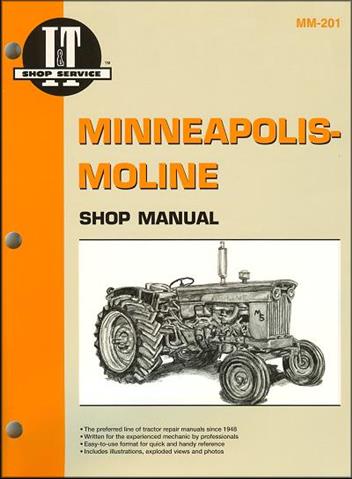 Minneapolis Moline Farm Tractor Owners Service & Repair Manual