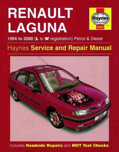 Renault Laguna Workshop manual 1994-2000 Haynes - USED