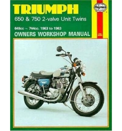 Triumph 650 and 750 2 Valve Unit Twins Owner's Workshop Manual