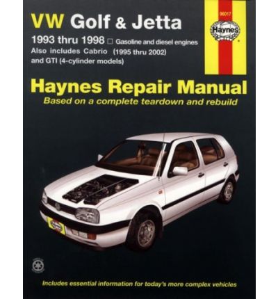 VW Golf & Jetta 1993 Thru 1998