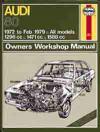 Audi 80 1972-1979 Haynes Service Repair Manual USED