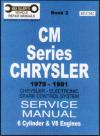 Chrysler CM Series 1978 1981 Service Manual Book 2   