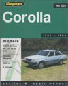 Toyota Corolla 1300 1981 1984 Gregorys Service Repair Manual   