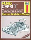 Ford Capri Series 2 Series 3 1974-1987 Haynes Service Repair Manual   USED