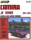 Holden Camira JE 1987 1989 Gregorys Service Repair Manual   