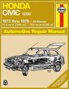 Honda Civic 1200 1973-1979 Haynes Service Repair Manual   USED