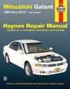 Mitsubishi Galant 1994 2010 Haynes Service Repair Manual   
